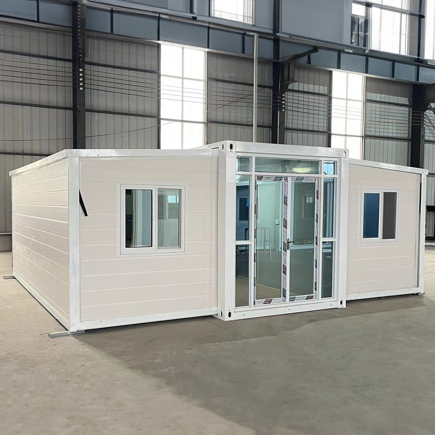 Morocco Low Cost Prefab House Bungalow Prefabricated House Casa Prefabricada Plegable Expandable Container House Hebei