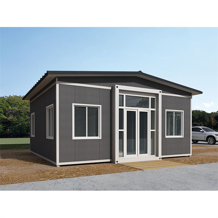 Fully Furnished Foldable Fast Build Luxury Mobile Prefabricated Prefab Home Kit Expandable Container House With Triangle Roof