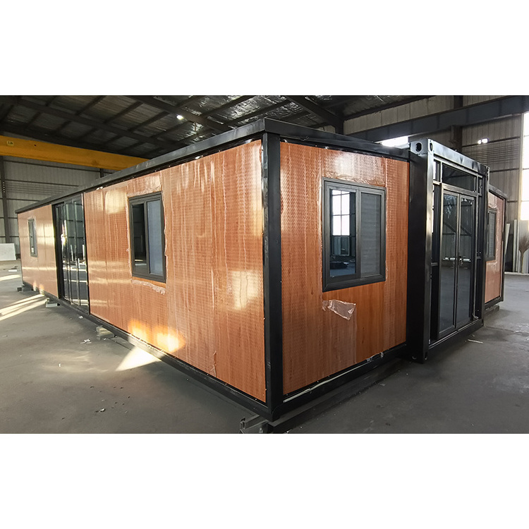 Prefab Cabin Container House Shipping Container Homes 40 Ft Luxury Earthquake Proof Pre-Fab Modular Expandable Homes