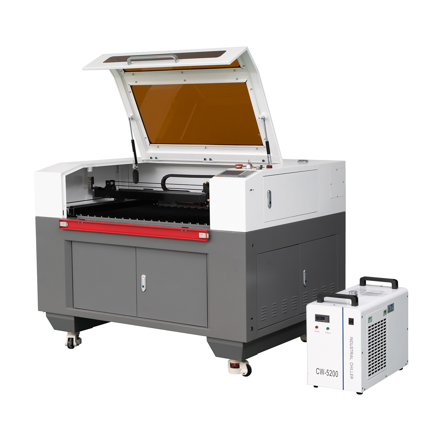 Digital EFR 60W/80W/100W/130W 9060 CO2 Laser Cutting Engraving Machine For Non-metal Acrylic leather cloth wood