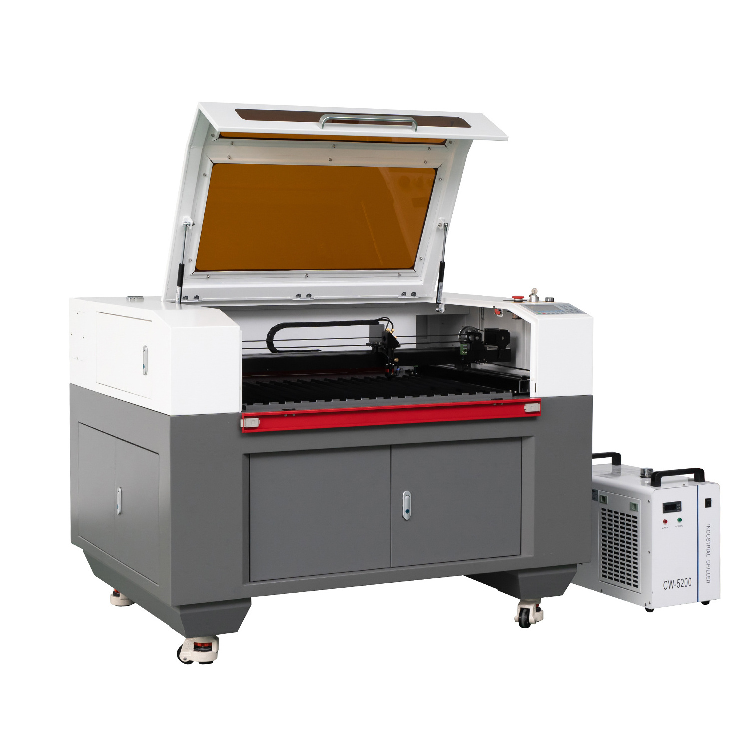 Digital EFR 60W/80W/100W/130W 9060 CO2 Laser Cutting Engraving Machine For Non-metal Acrylic leather cloth wood