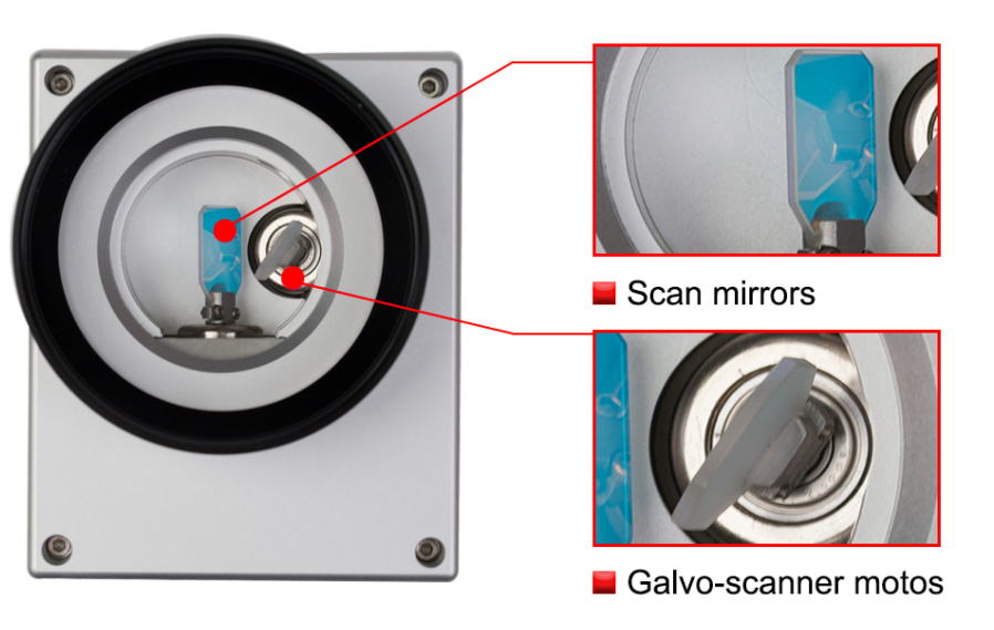 Free shipping 1064nm fiber laser scanning Galvo head RC7110 SG7110 Red pointer 0-100W input aperture 10mm