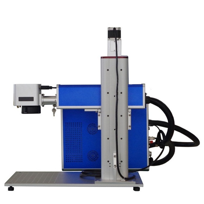 small business machine ideas JPT  60W 80W 100W mopa laser fiber marking cutting machine for metal cattle ear tag