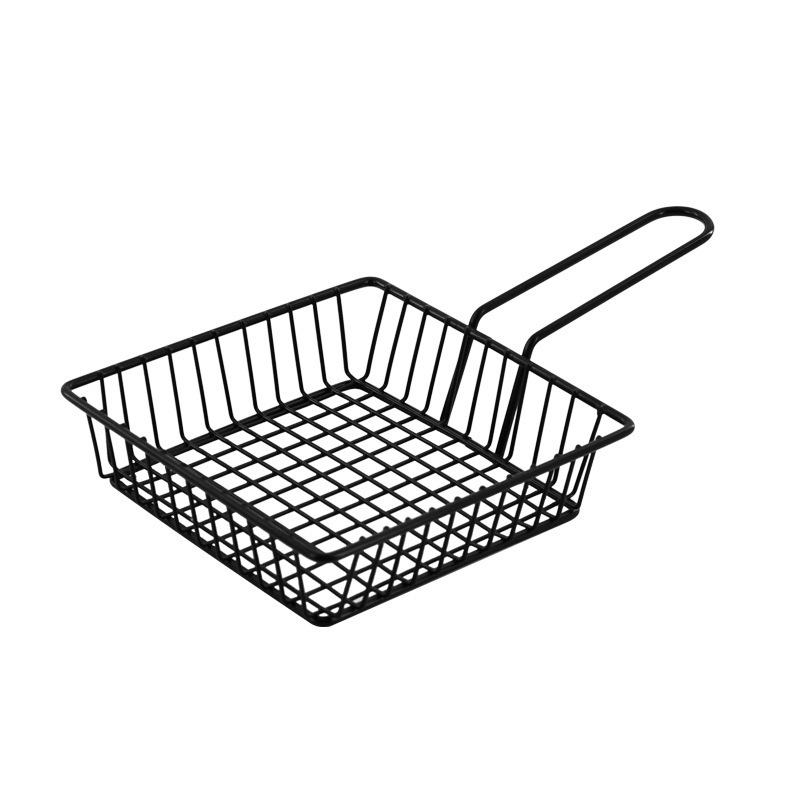 Stainless steel deep french fries serving frying chip wire mesh basket