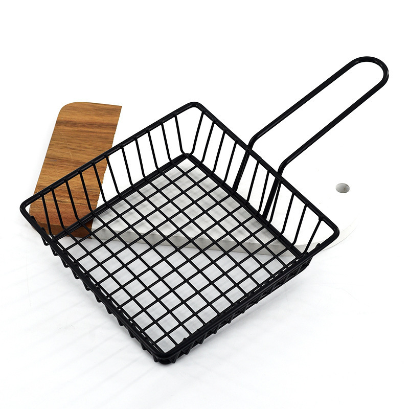 Stainless steel deep french fries serving frying chip wire mesh basket