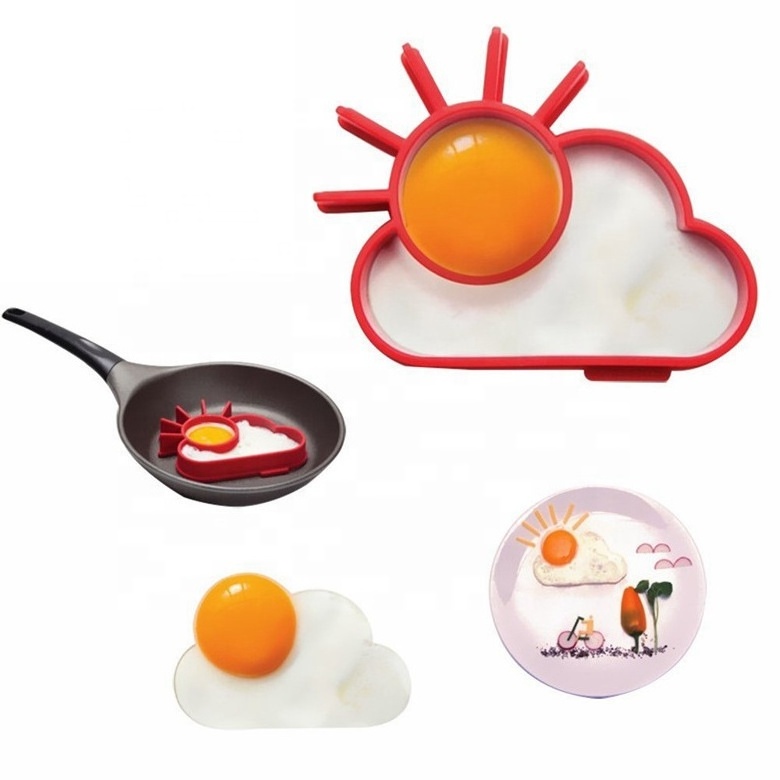 Silicone omelette breakfast creative cute sun cloud fried egg mold pancake molds