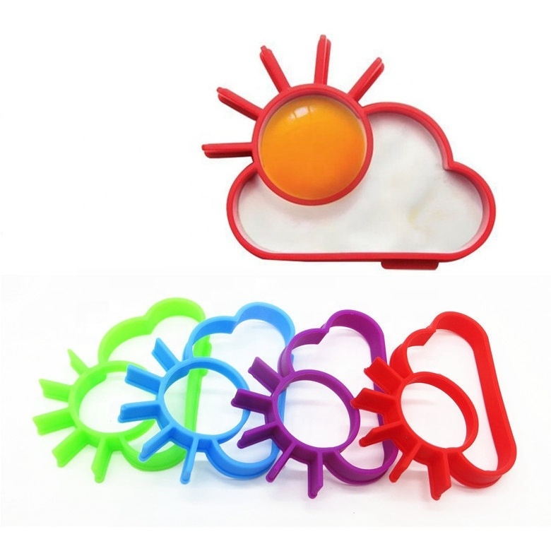 Silicone omelette breakfast creative cute sun cloud fried egg mold pancake molds