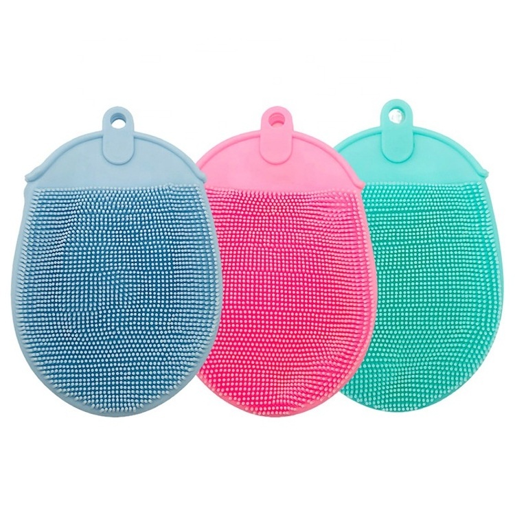 kitchen food grade silicone dishwasher pot cleaning brushes