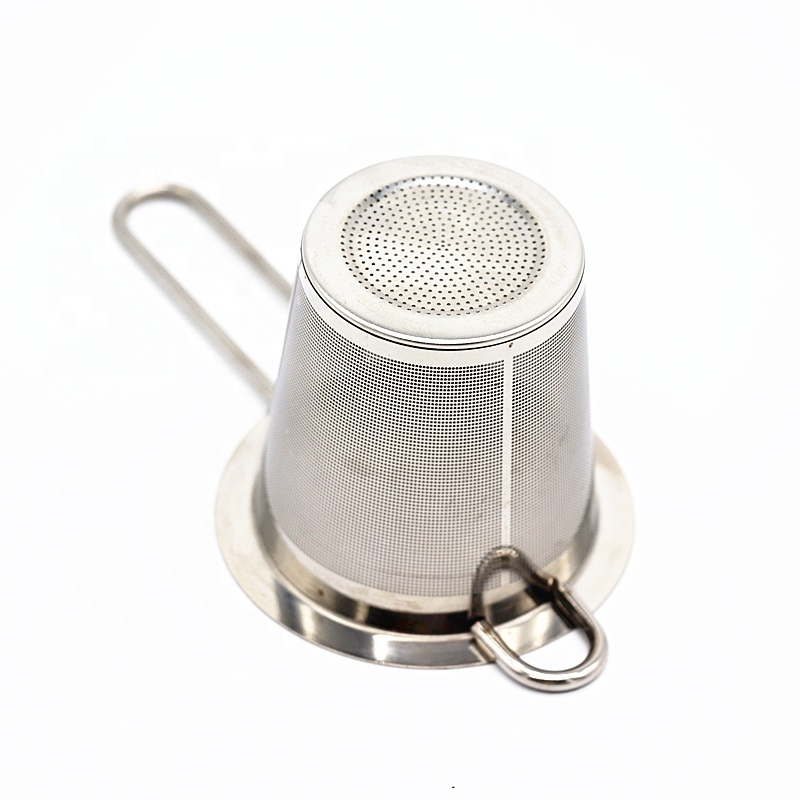 Stainless steel tea infuser fine mesh tea strainer with long handle