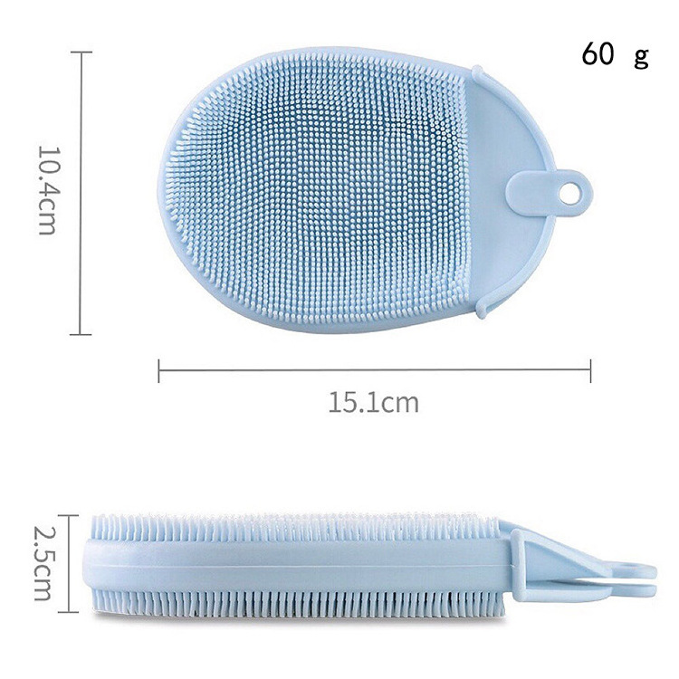 kitchen food grade silicone dishwasher pot cleaning brushes