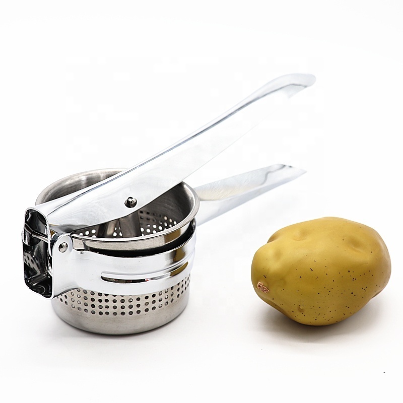 High quality stainless steel kitchen tool potato ricer masher press baby food tools