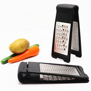 foldable kitchen stainless steel 2 sides fine grater shredder zester for vegetable vegetables cheese