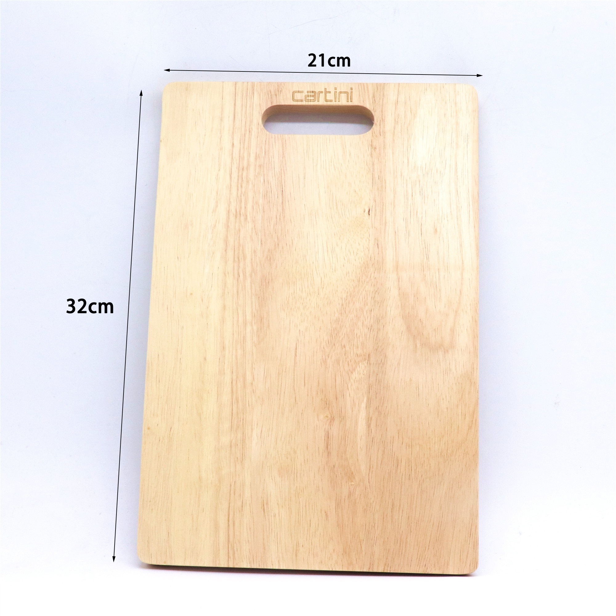 Wooden cutting board 1.5cm thick made from original rubber wood,using for cooking,meat,cheese and vegetable chopping