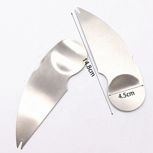 Multi-functional stainless steel fruit spoon knife cutter dug for kiwi water melon paw