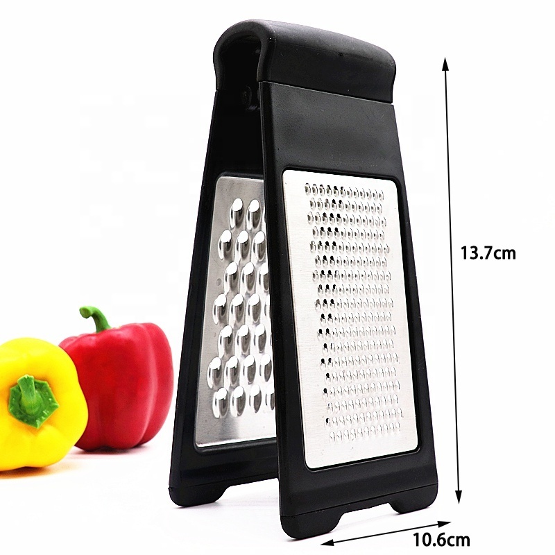 foldable kitchen stainless steel 2 sides fine grater shredder zester for vegetable vegetables cheese