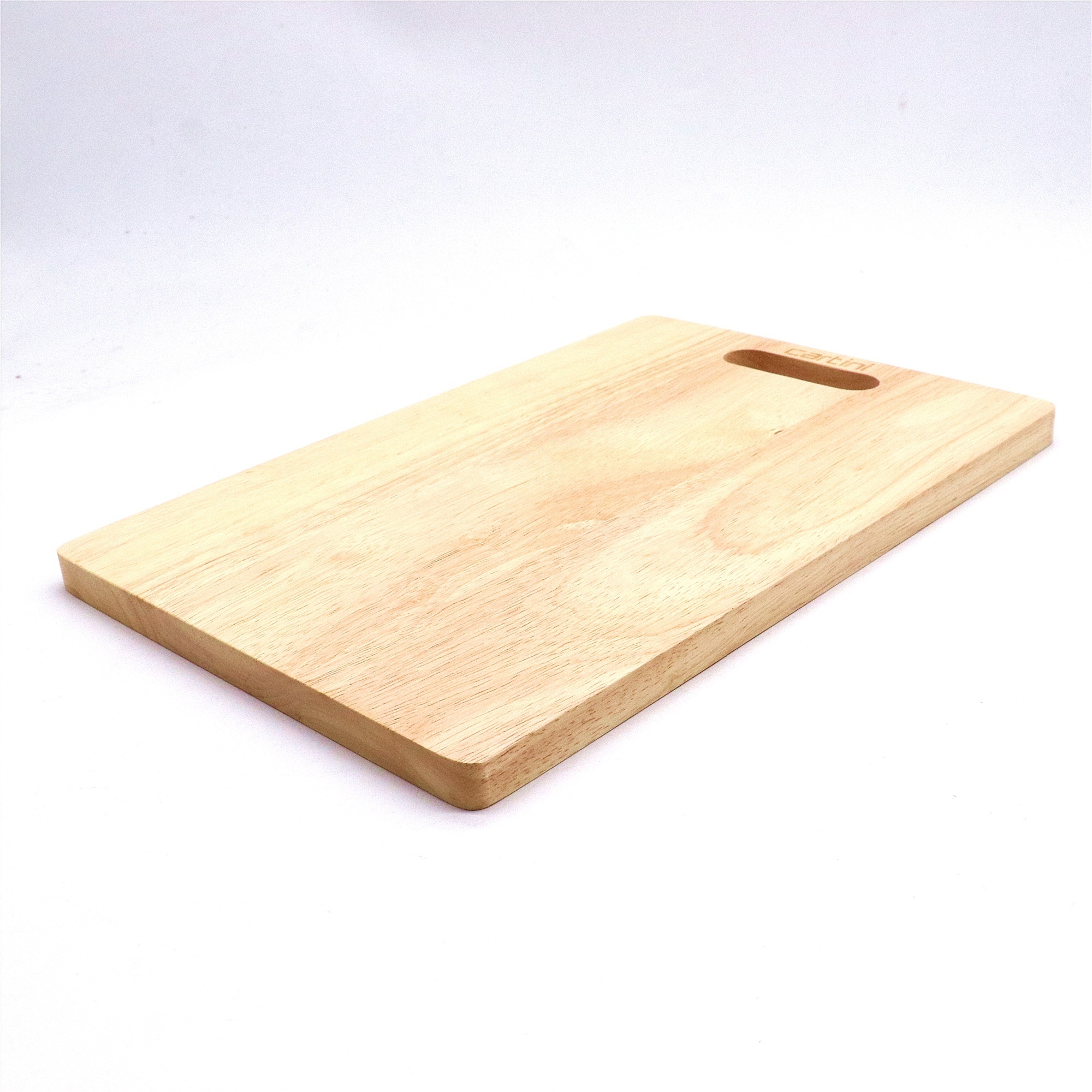 Wooden cutting board 1.5cm thick made from original rubber wood,using for cooking,meat,cheese and vegetable chopping