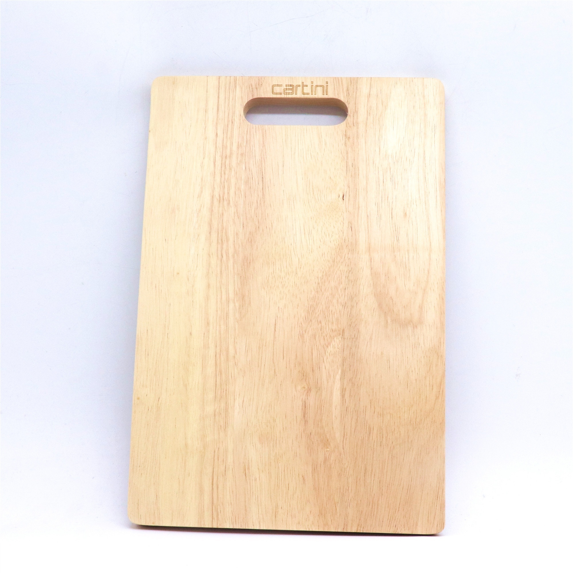 Wooden cutting board 1.5cm thick made from original rubber wood,using for cooking,meat,cheese and vegetable chopping