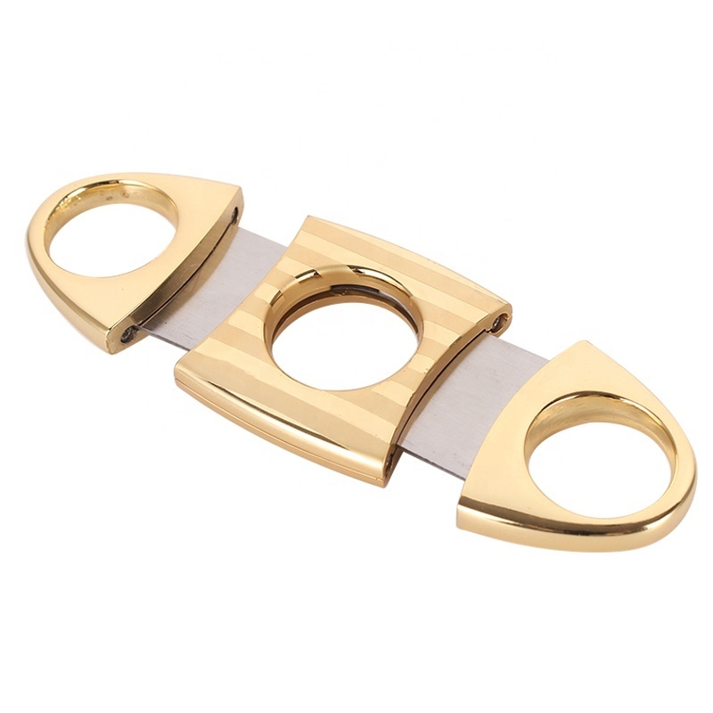 High-End Custom Wholesale Zinc Alloy  Metal Cigar Cutter Set