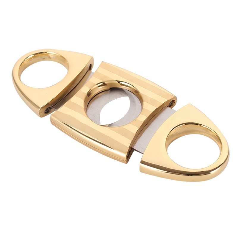 High-End Custom Wholesale Zinc Alloy  Metal Cigar Cutter Set