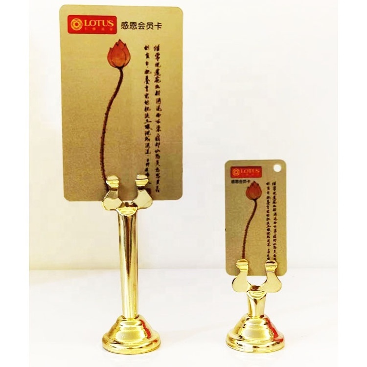 Hot Selling Metal Harp Style Place Card Table Number Holder Table Stand Menu Holder