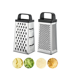 Kitchen Gadget 4 Sides Multi-purpose Stainless Steel Household Vegetable Cheese Box Grater