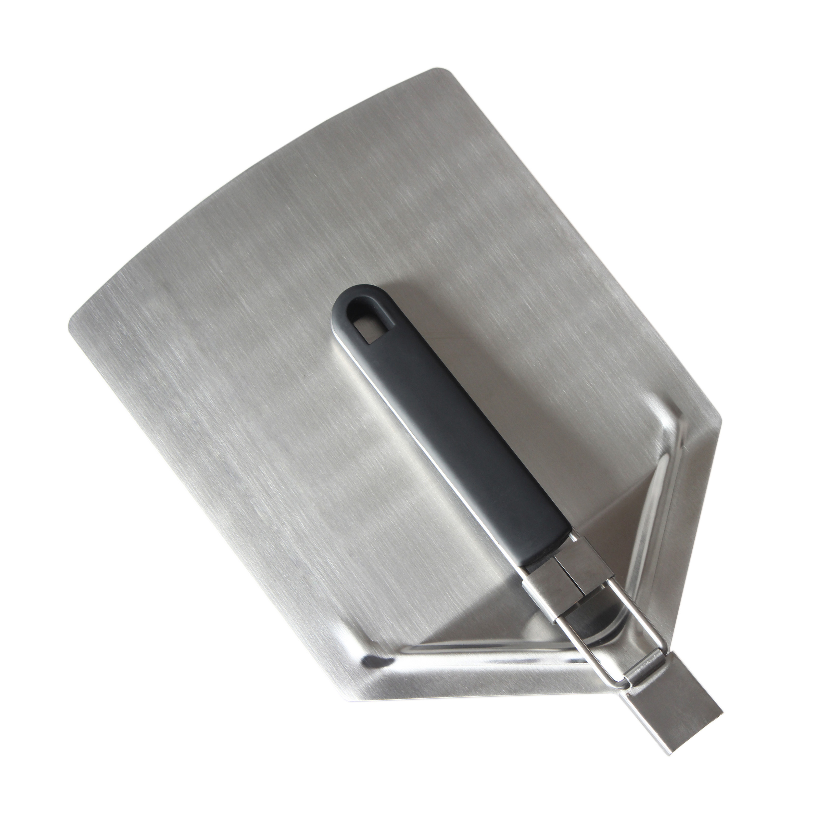 Factory Price Stainless Steel Baking Pizza Peel shovel With TPR Folding Handle For Easy Storage