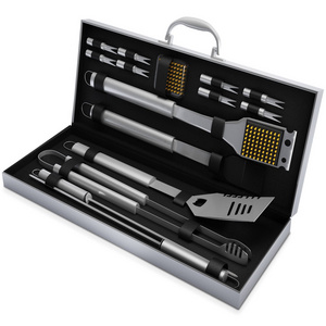 16pcs Stainless Steel Garden Barbecue Tools Set Grill Snap On Bbq Utensil Set