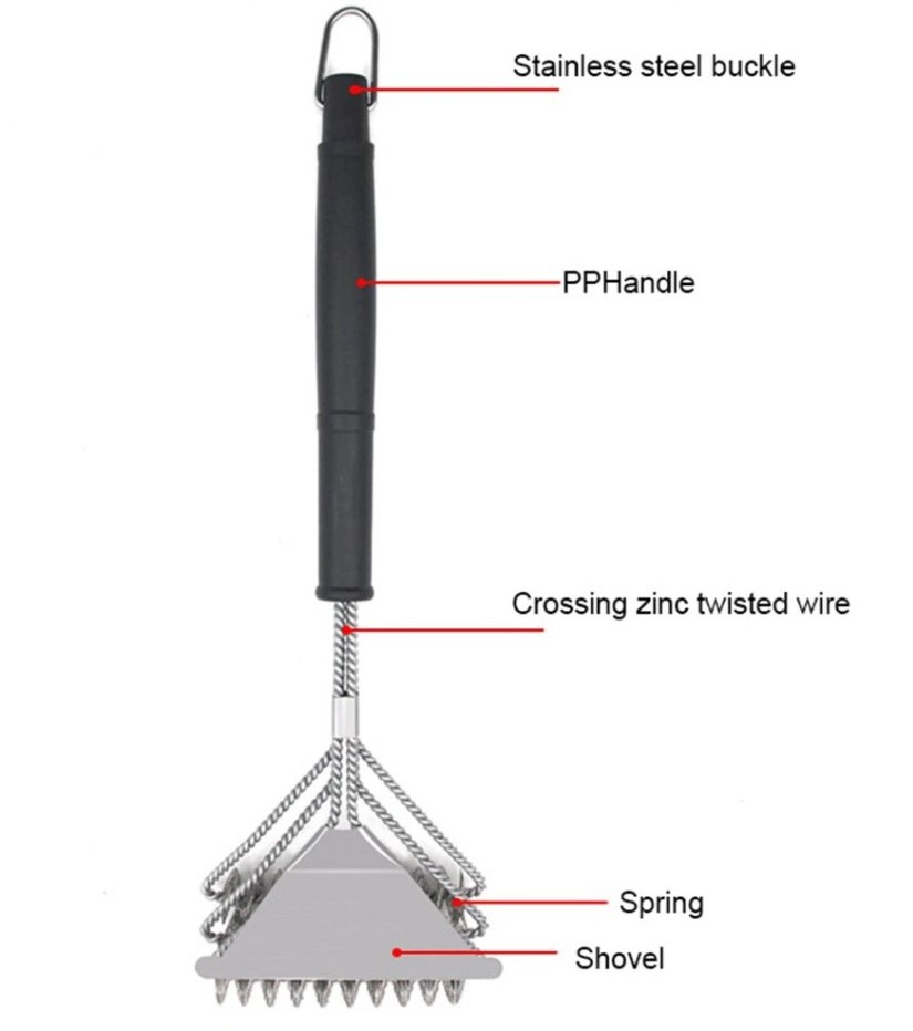 Barbecue Cleaning Brush Barbecue Basting Brush Grill Clean Scraper