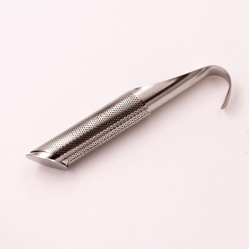 Food Grade Fine Mesh Stainless Steel  Stick Pipe Tea Infuser for Loose Tea