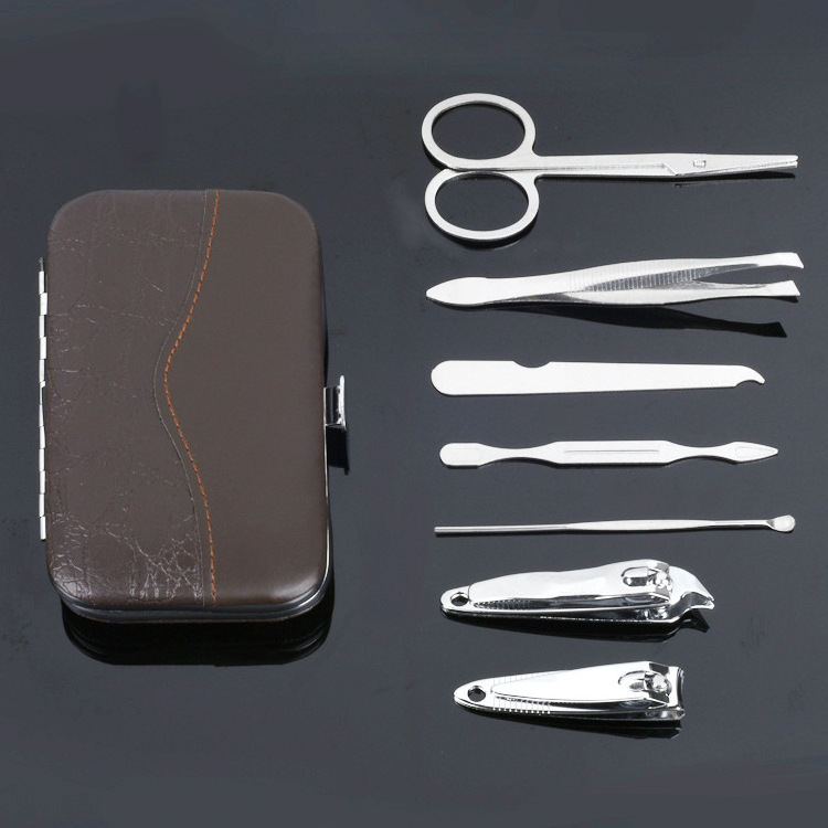 Professional  German  Custom Branded Stainless Steel  7 Manicure Set