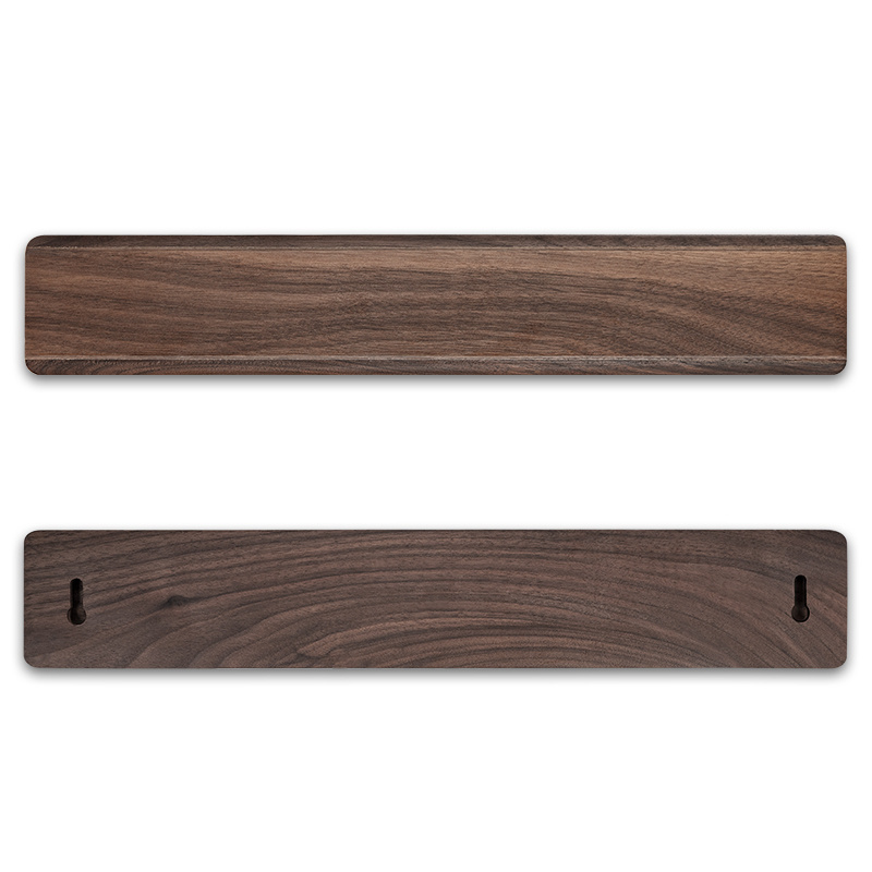 Strong Walnut Wood Magnet Knife Hanger Strip Magnetic knife Holder Wall Mounted Kitchen Knives Holder