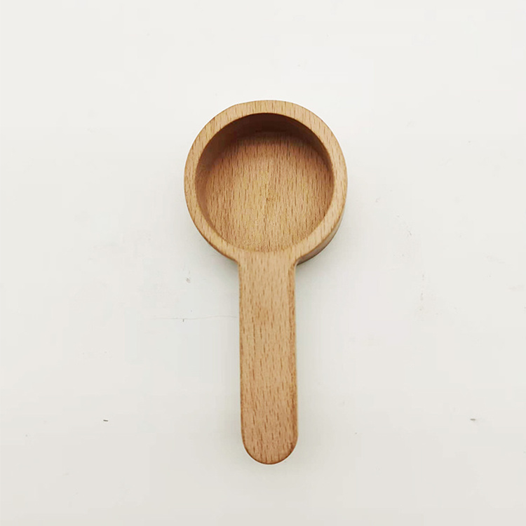 Wholesale Coffee Tea Spice Baking Measuring Spoon Sugar Kitchen Walnut Beech Wooden Measure Spoon