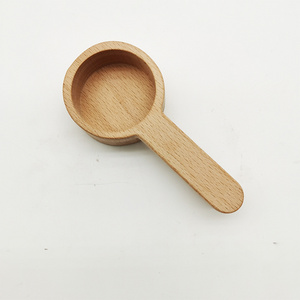 Wholesale Coffee Tea Spice Baking Measuring Spoon Sugar Kitchen Walnut Beech Wooden Measure Spoon