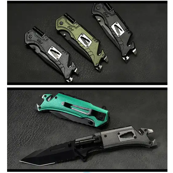 Wholesale this edc folding pocket knife with multi function is your best knife when outdoor camping