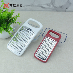 Stainless steel cheese grater with box Kitchen potato grater Household ginger grater