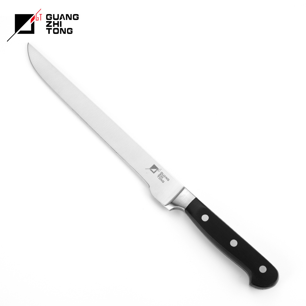 10 inch pom abs stainless steel forged handle  meat slicer stainless steel professional Ham knife