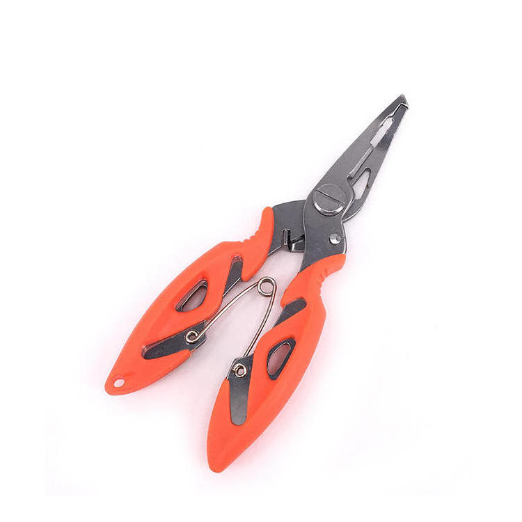 Factory Hot Sale Stainless Steel Long Snap Ring Pliers Split Shears Wire Cutter Fishing Pliers