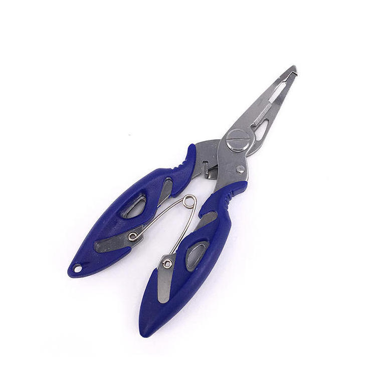 Factory Hot Sale Stainless Steel Long Snap Ring Pliers Split Shears Wire Cutter Fishing Pliers