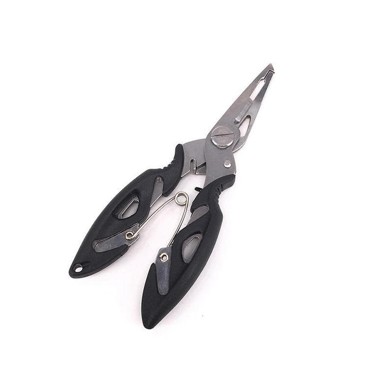 Factory Hot Sale Stainless Steel Long Snap Ring Pliers Split Shears Wire Cutter Fishing Pliers