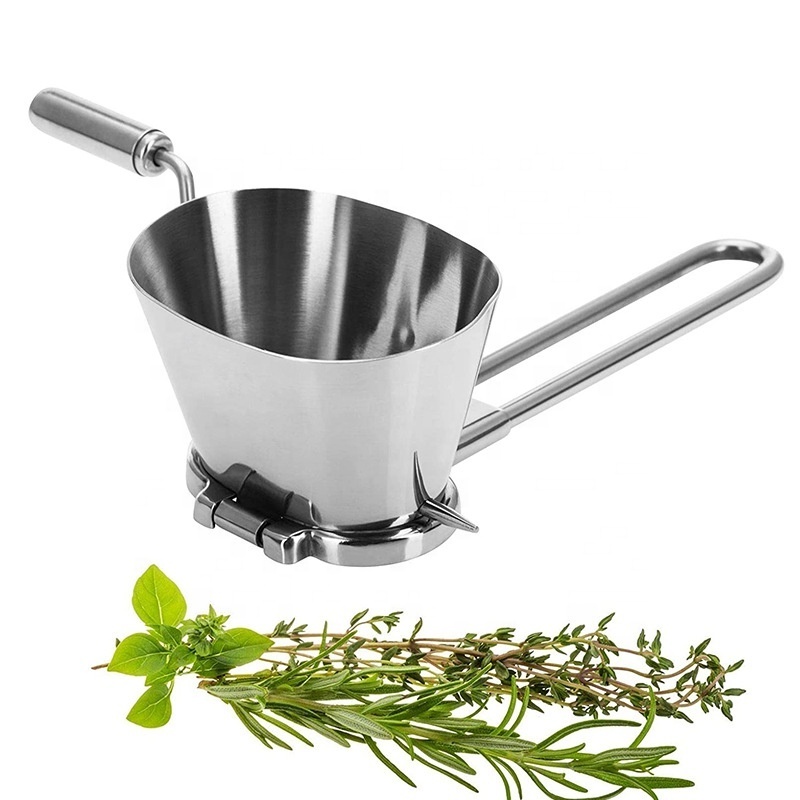 Factory Wholesale Coriander Spice Choppers Stainless Steel Rotary Herb Mill/Mint Cutter