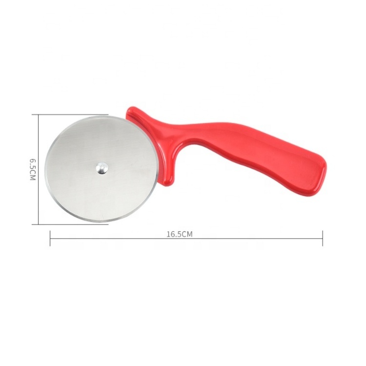 Easy to Clean Pizza Cutter Wheel Stainless Steel Pizza Slicer with Non Slip Handle