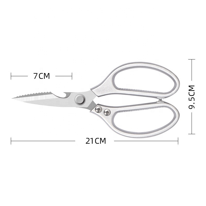 Heavy Duty  Sharp Poultry Stainless Steel Kitchen Shears Multi Function Cooking Kitchen Scissors for Chicken,Meat,Fish