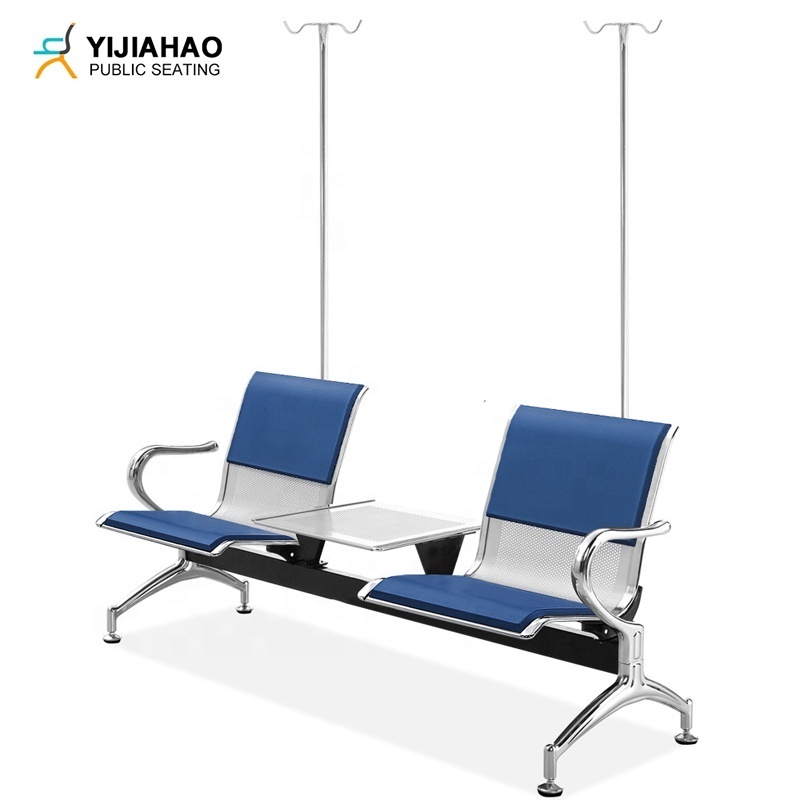 Hospital Furniture Chairs Used Transfusion Reception Waiting Room Patient Bench Infusion Chair