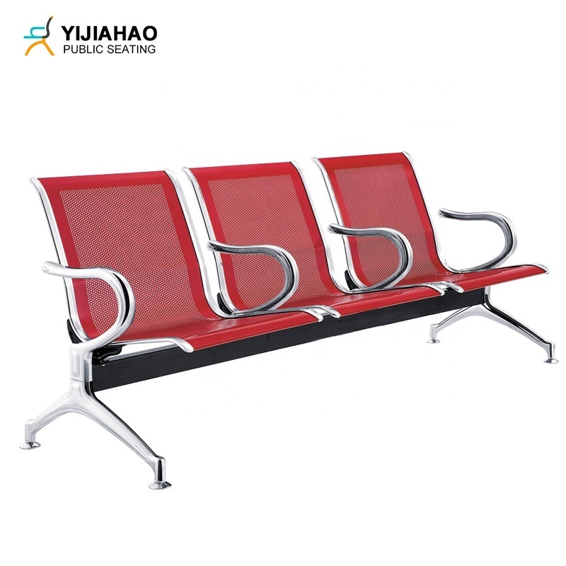 Bus Station Public Area Waiting Bench 4 Seater Commercial Furniture Waiting Chair Wholesale