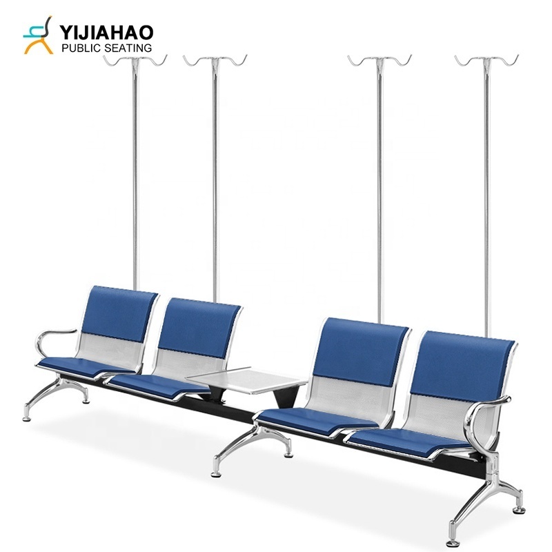 Hospital Furniture Chairs Used Transfusion Reception Waiting Room Patient Bench Infusion Chair