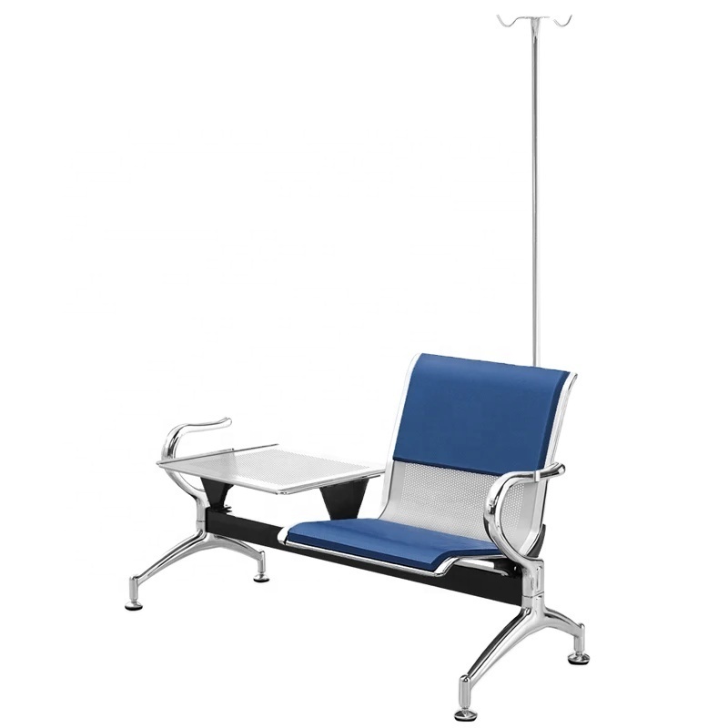 Hospital Furniture Chairs Used Transfusion Reception Waiting Room Patient Bench Infusion Chair