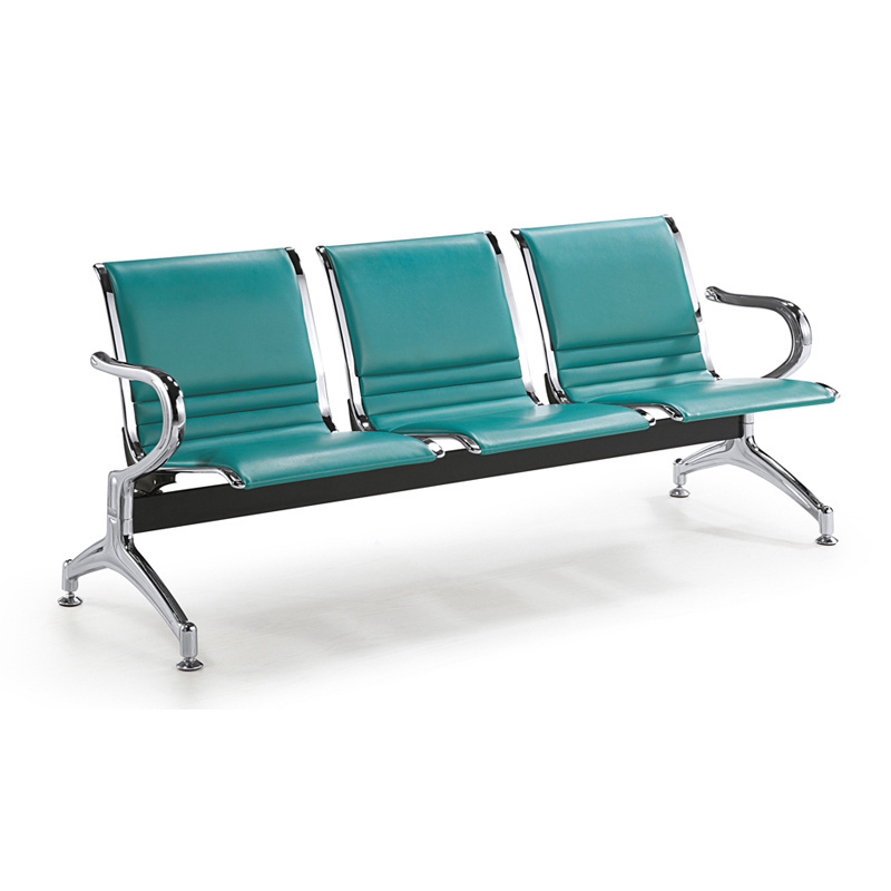 Airport Hospital Bus Station Waiting Lounge Seating Bench Waiting Area Steel Gang Chairs