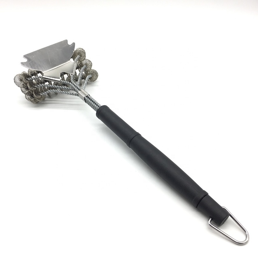 BBQ Grill Accessories Grill Brush and Scraper Bristle Free