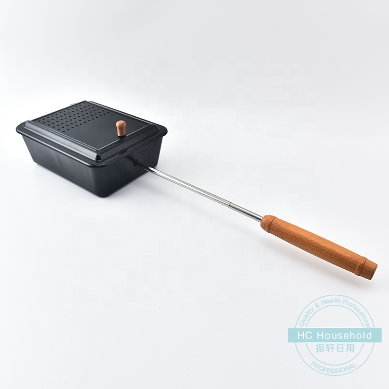 Campfire Non stick carbon steel Popcorn Popper maker