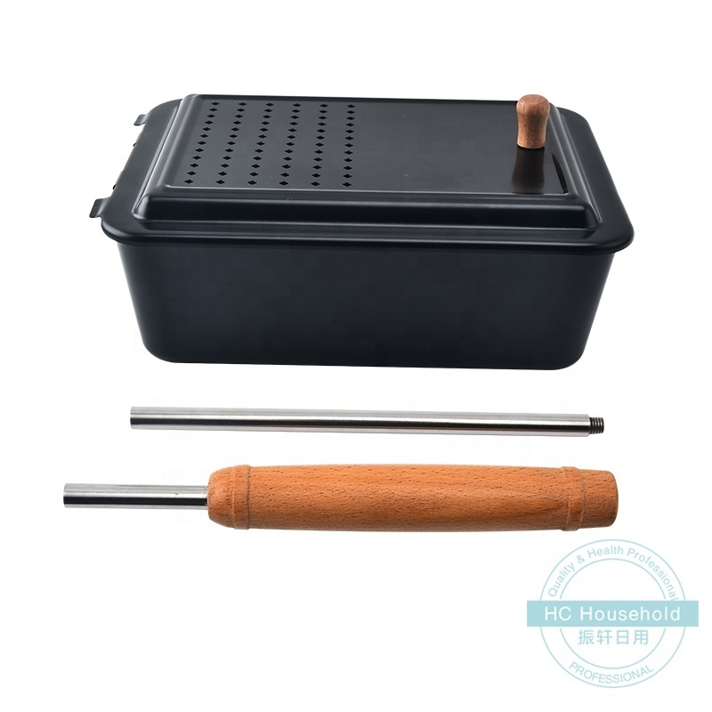 Campfire Non stick carbon steel Popcorn Popper maker